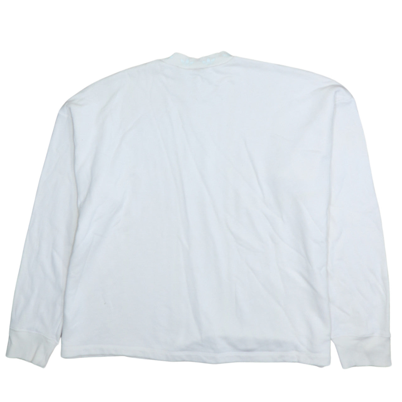 Adidas Women White Crew Neck Long Sleeve Pullover Sweatshirt Size 20