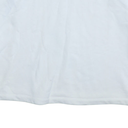 Adidas Women White Crew Neck Long Sleeve Pullover Sweatshirt Size 20