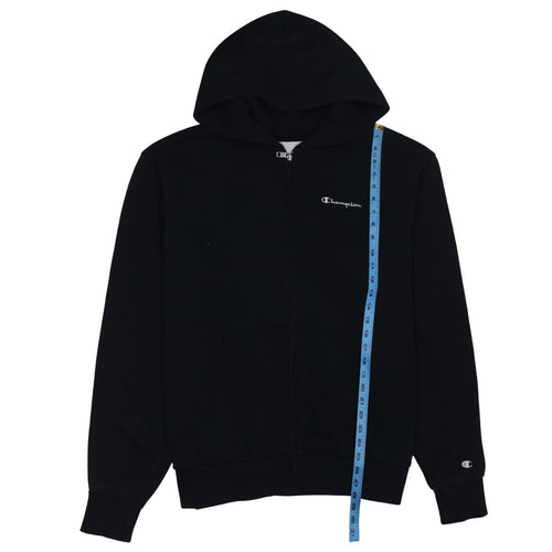 Champion Men’s Black Full Zip Hoodie XL Regular Fit Fleece