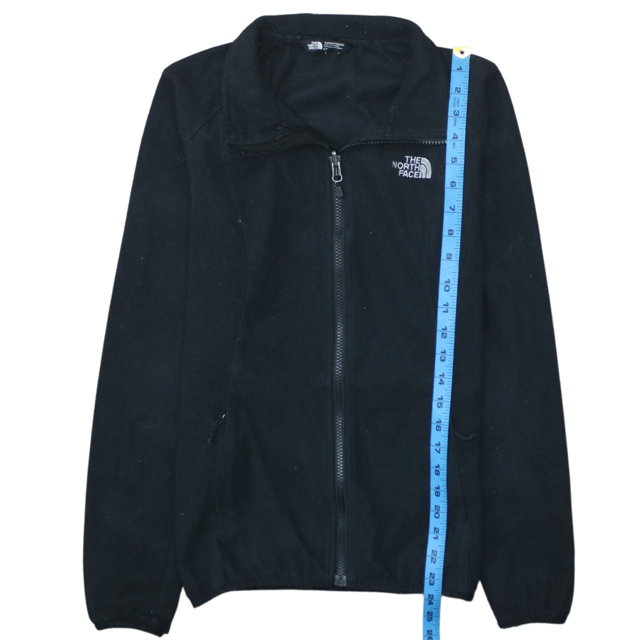 The North Face Womens Black Fleece Full Zip Jacket Size S