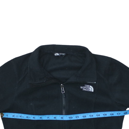 The North Face Womens Black Fleece Full Zip Jacket Size S