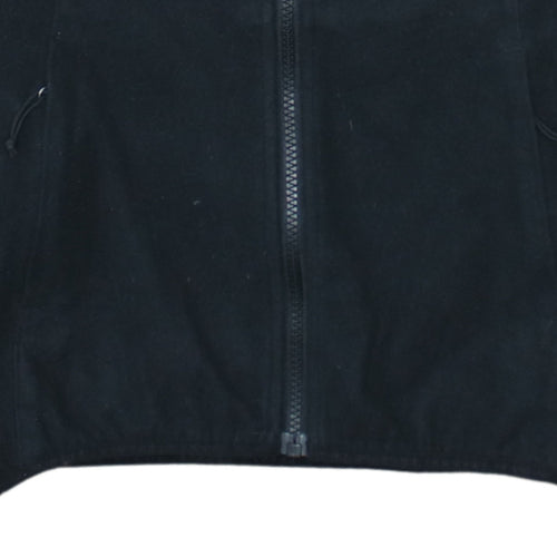 The North Face Womens Black Fleece Full Zip Jacket Size S