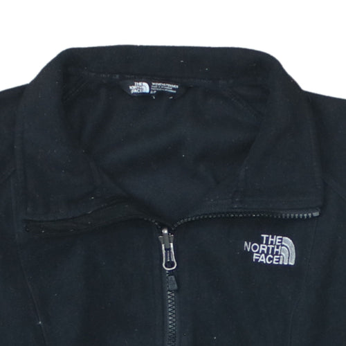 The North Face Womens Black Fleece Full Zip Jacket Size S