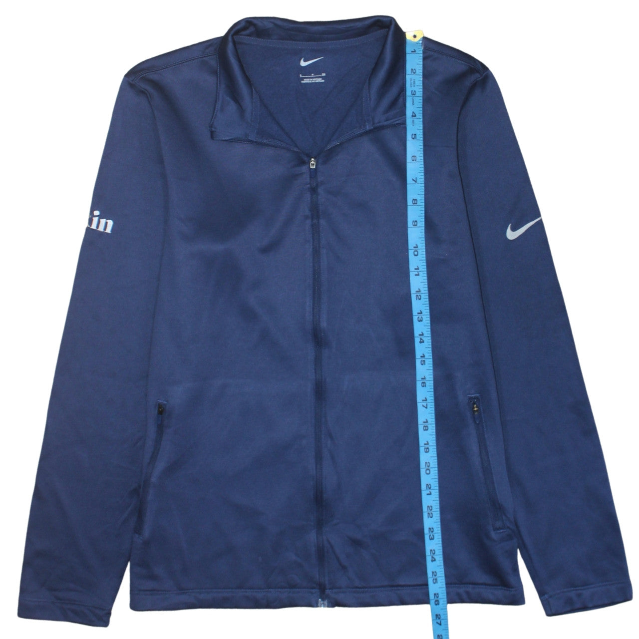 Nike Men's Blue Full Zip Sports Sweatshirt Size S