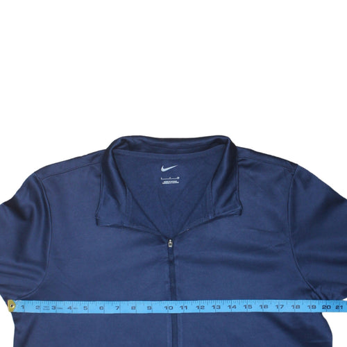 Nike Men's Blue Full Zip Sports Sweatshirt Size S