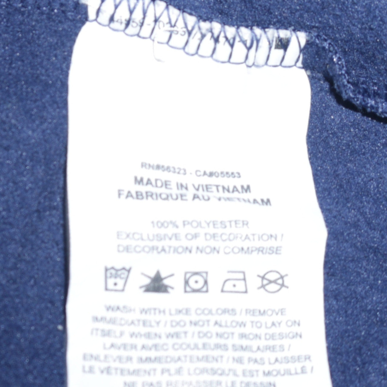 Nike Men's Blue Full Zip Sports Sweatshirt Size S