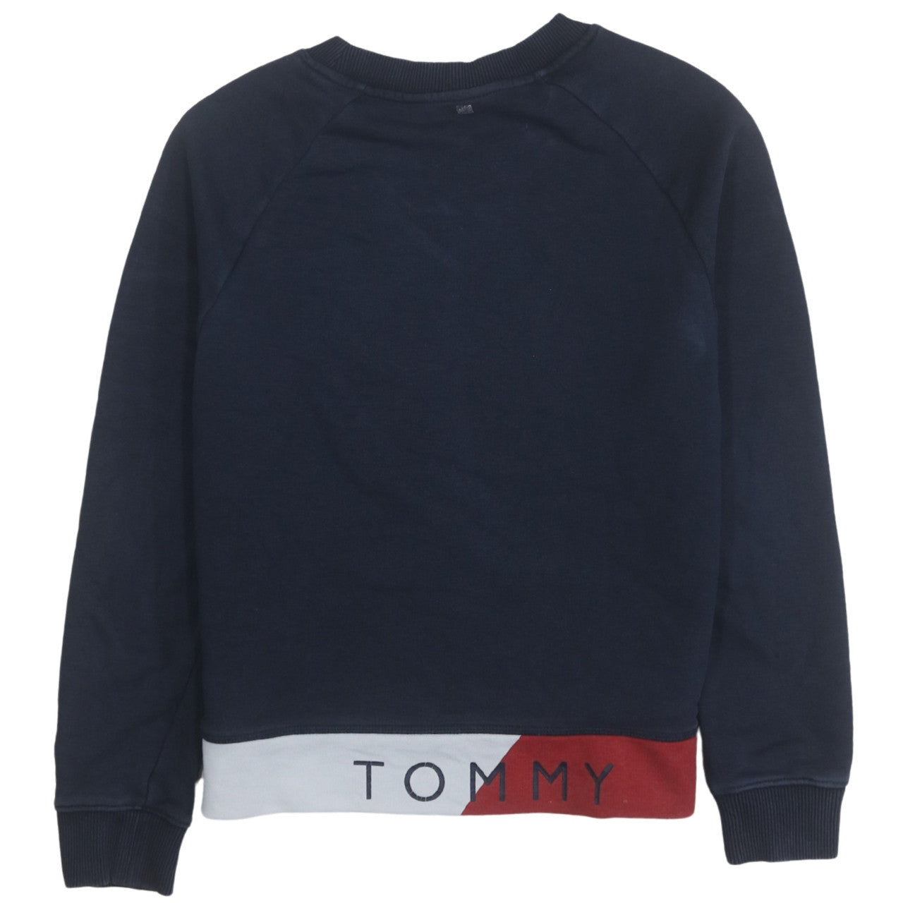 Tommy Hilfiger Womens Navy Crew Neck Pullover Sweatshirt Size S