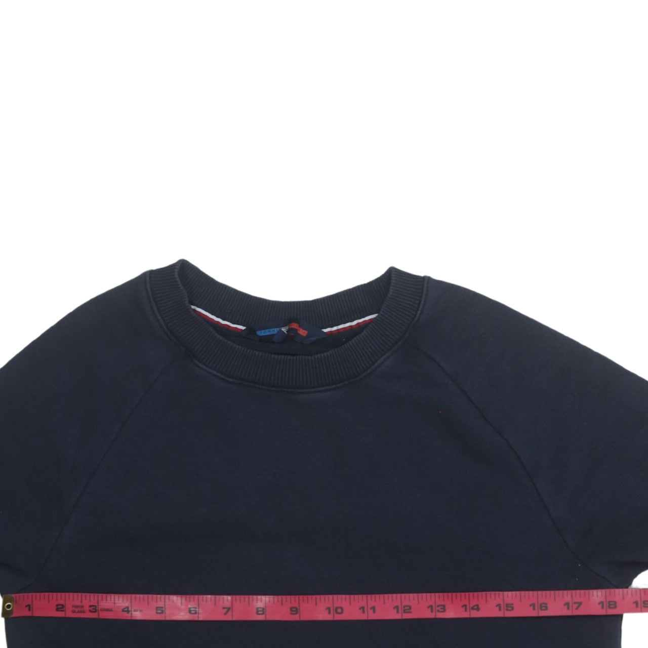 Tommy Hilfiger Womens Navy Crew Neck Pullover Sweatshirt Size S