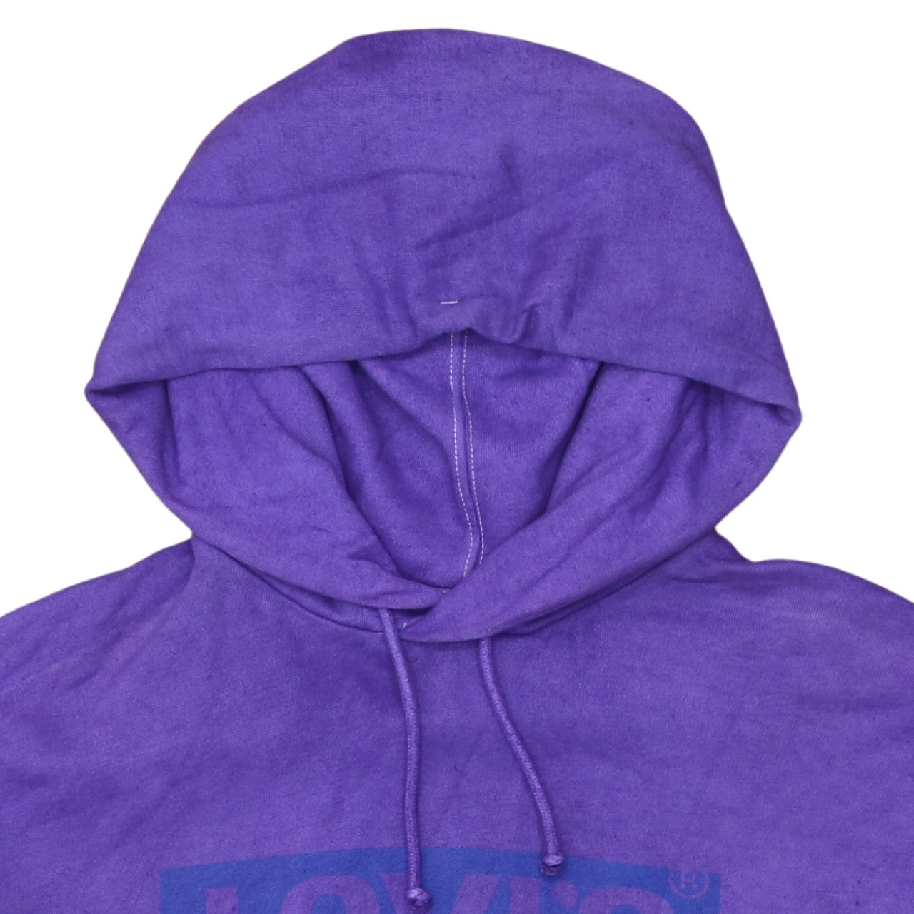 Levi's Men's Purple Pullover Hoodie Small Graphic Logo Fleece