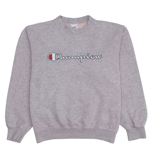 Champion Womens Grey Medium Crew Neck Pullover Sweatshirt