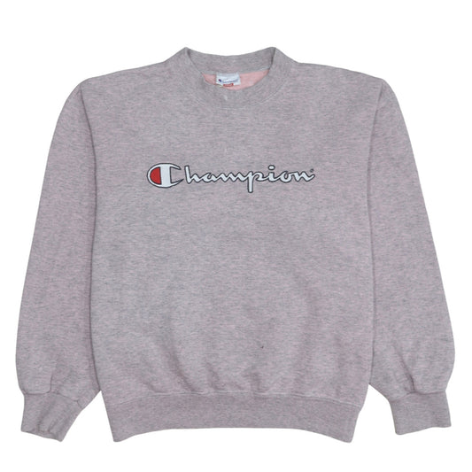 Champion Womens Grey Medium Crew Neck Pullover Sweatshirt