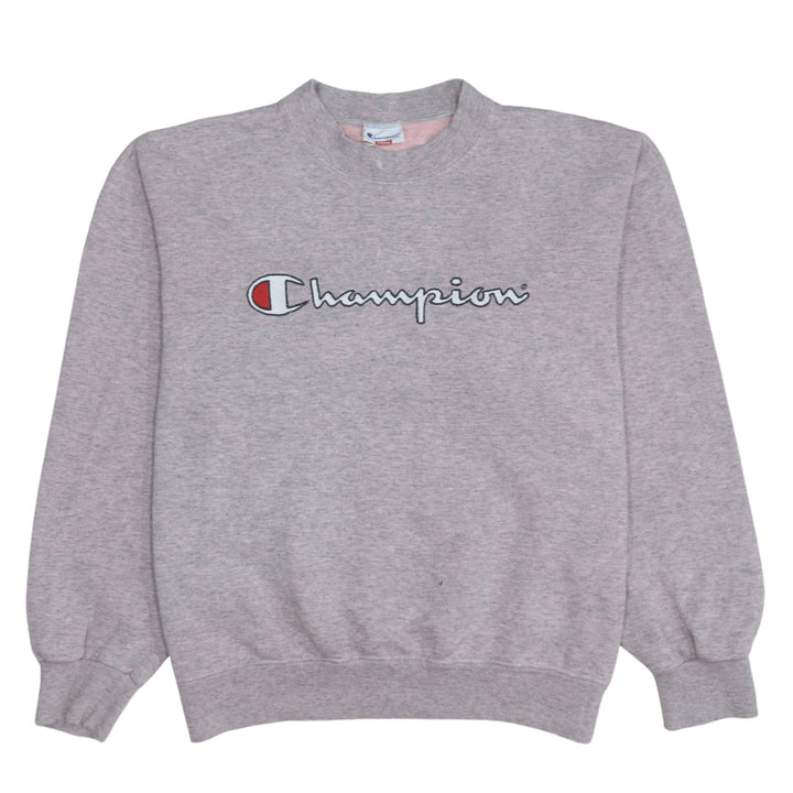 Champion Womens Grey Medium Crew Neck Pullover Sweatshirt