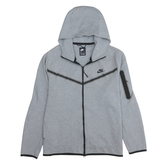 Nike Mens Grey Full Zip Hoodie XL Regular Fit