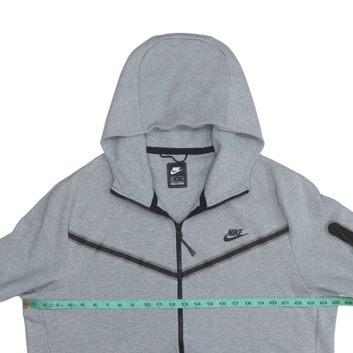 Nike Mens Grey Full Zip Hoodie XL Regular Fit
