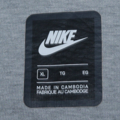 Nike Mens Grey Full Zip Hoodie XL Regular Fit