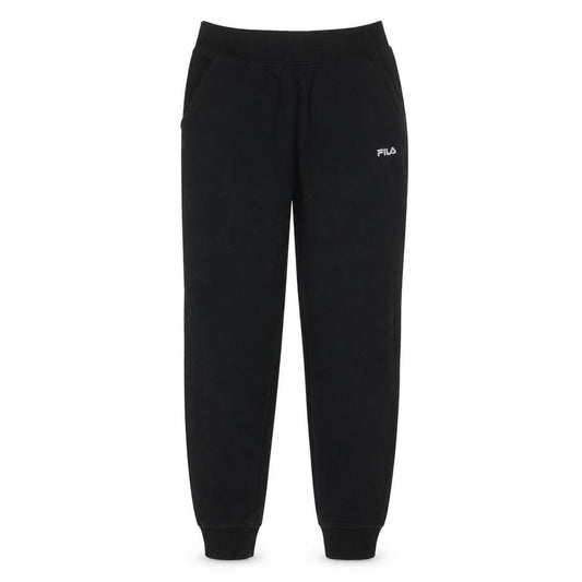 Front view of Fila Men's Black Jogger Sweatpants S Regular Fit Cotton Blend