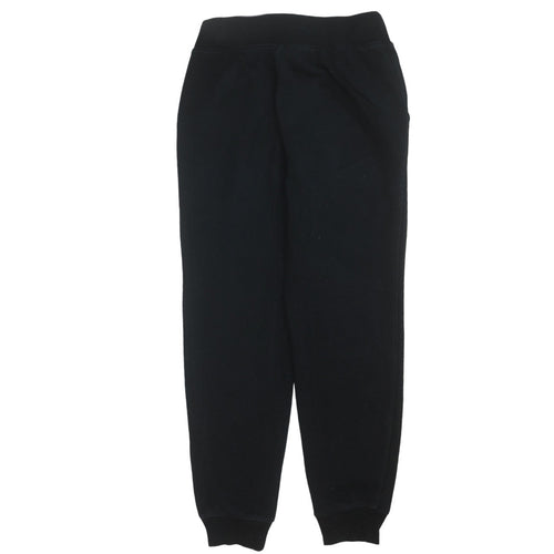 Fila Men's Black Jogger Sweatpants S Regular Fit Cotton Blend