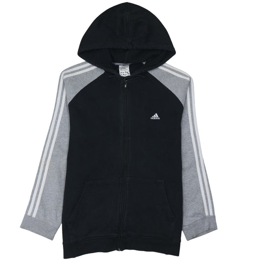 Adidas Men's Black Full Zip Hoodie Size L Sportswear