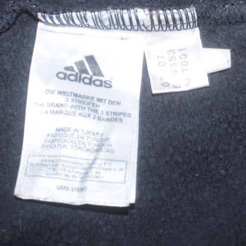 Adidas Men's Black Full Zip Hoodie Size L Sportswear