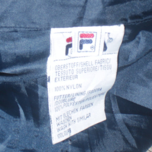 FILA Men's Beige XL Puffer Jacket Nylon Winter Sports Coat