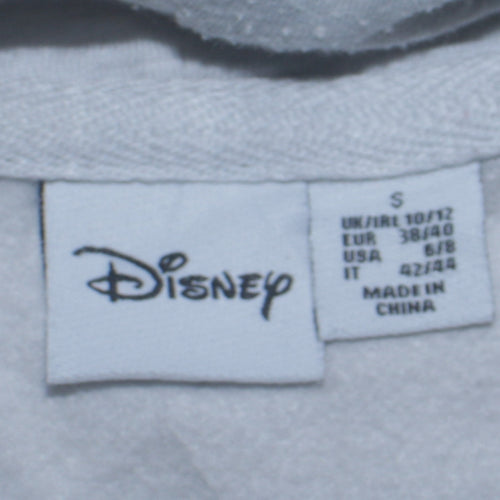 Disney Women's Grey Mickey Mouse Pullover Hoodie Size 10/12