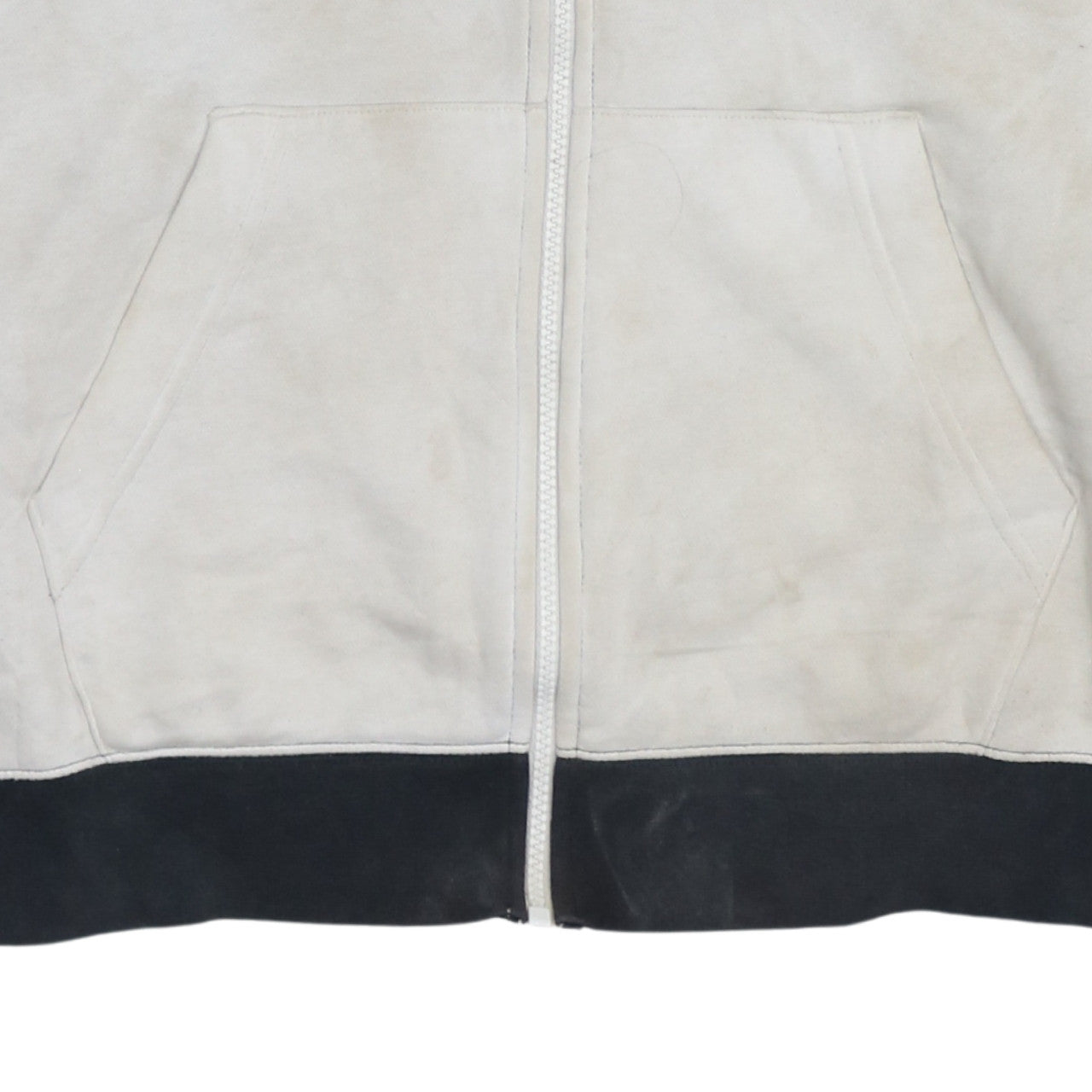 Nike Men's Black Grey White Full Zip Sweatshirt Size S