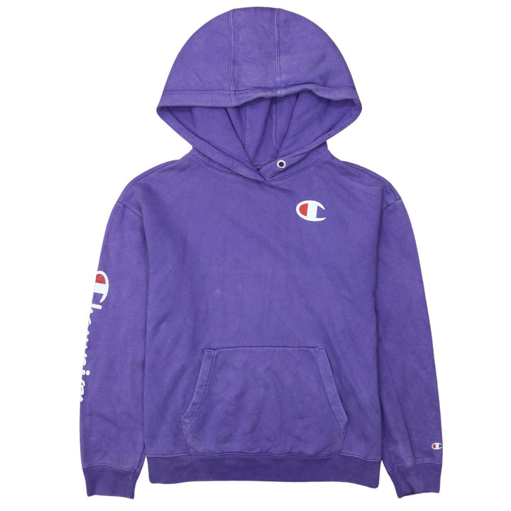Champion JD Sports Purple Small Women's Pullover Hoodie Sweatshirt