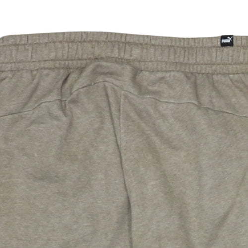 Puma Men's Grey Jogger Sweatpants M Regular Fit Activewear Trousers