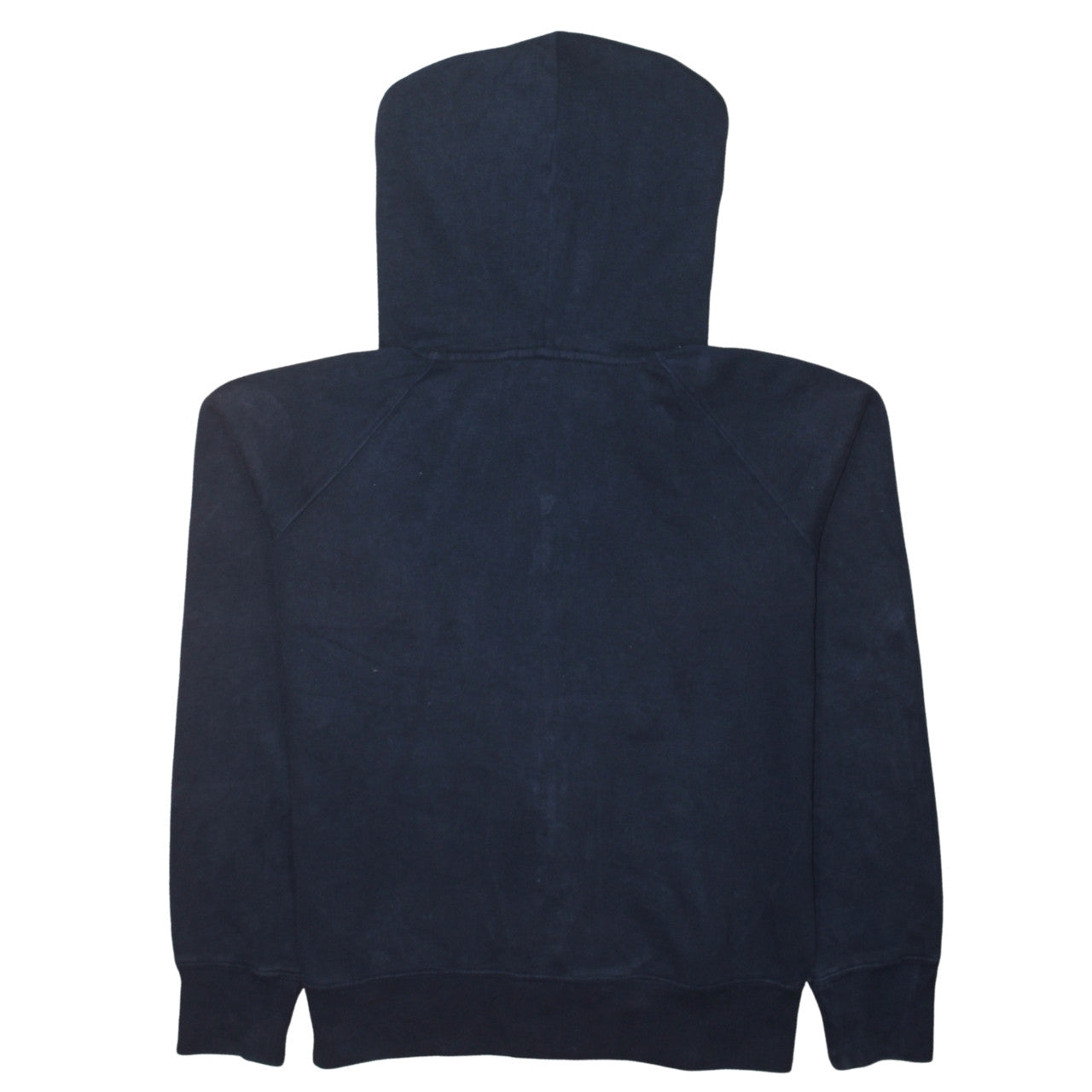 Gap Men's Blue Full Zip Hoodie Size L Regular Fit Fleece Logo Sweatshirt