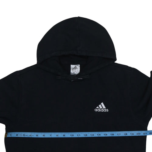 Adidas Men's Black Pullover Hoodie Fleece Regular M Sportswear