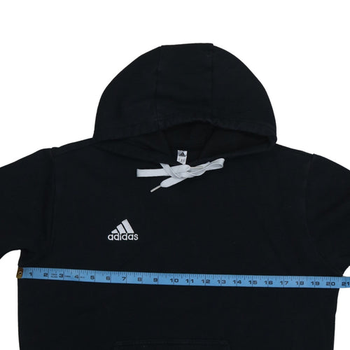 Adidas Men’s Black Pullover Hoodie M Regular Fit Sportswear