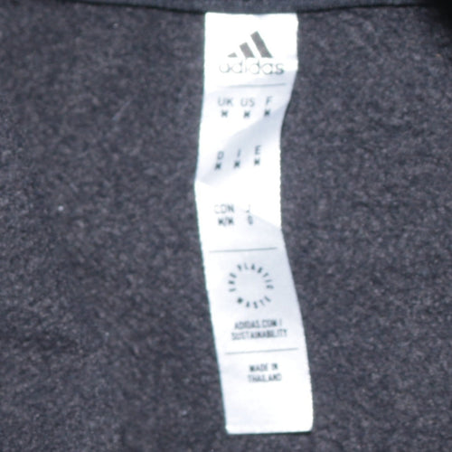 Adidas Men’s Black Pullover Hoodie M Regular Fit Sportswear