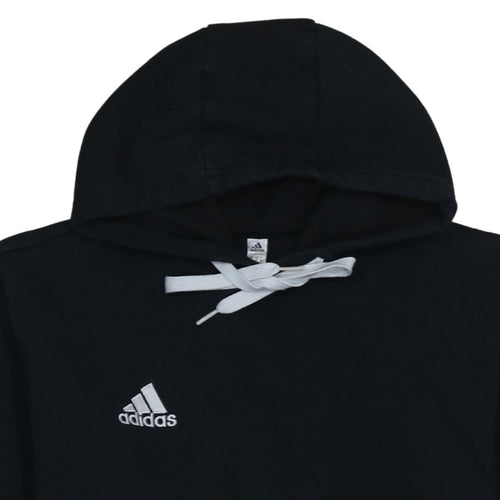 Adidas Men’s Black Pullover Hoodie M Regular Fit Sportswear