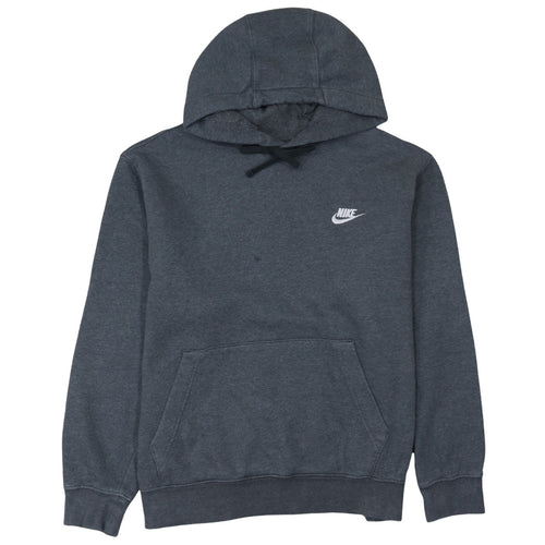 Nike Men's Grey Pullover Hoodie Size L Regular Fit Fleece