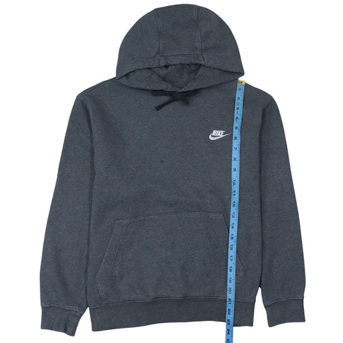 Nike Men's Grey Pullover Hoodie Size L Regular Fit Fleece