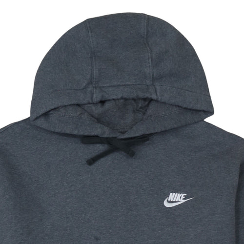Nike Men's Grey Pullover Hoodie Size L Regular Fit Fleece