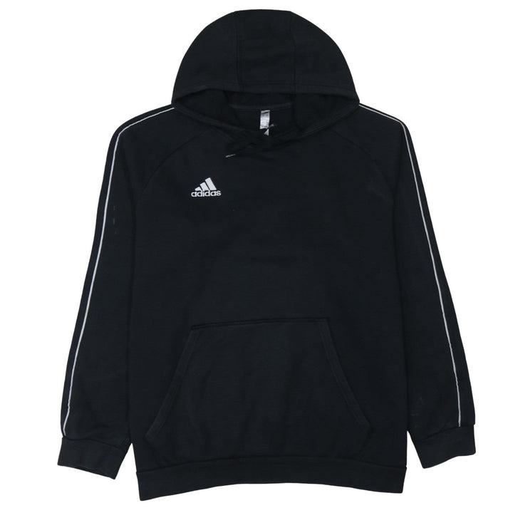 Adidas Men's Black XL Pullover Hoodie with Logo Detail