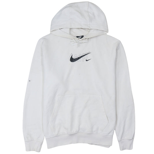 Nike Men's White Air Logo Pullover Hoodie Size M