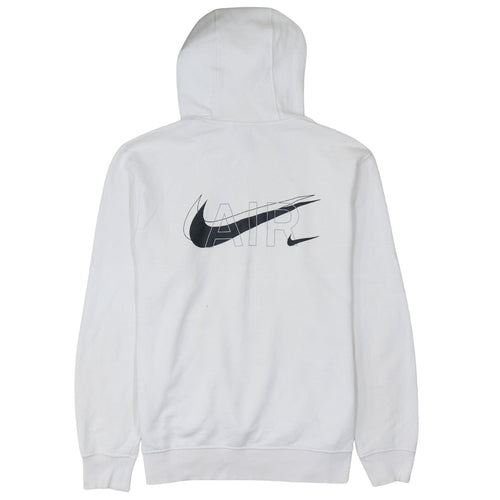 Nike Men's White Air Logo Pullover Hoodie Size M