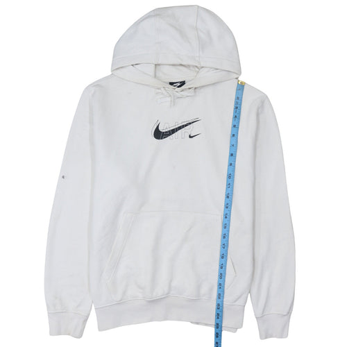 Nike Men's White Air Logo Pullover Hoodie Size M