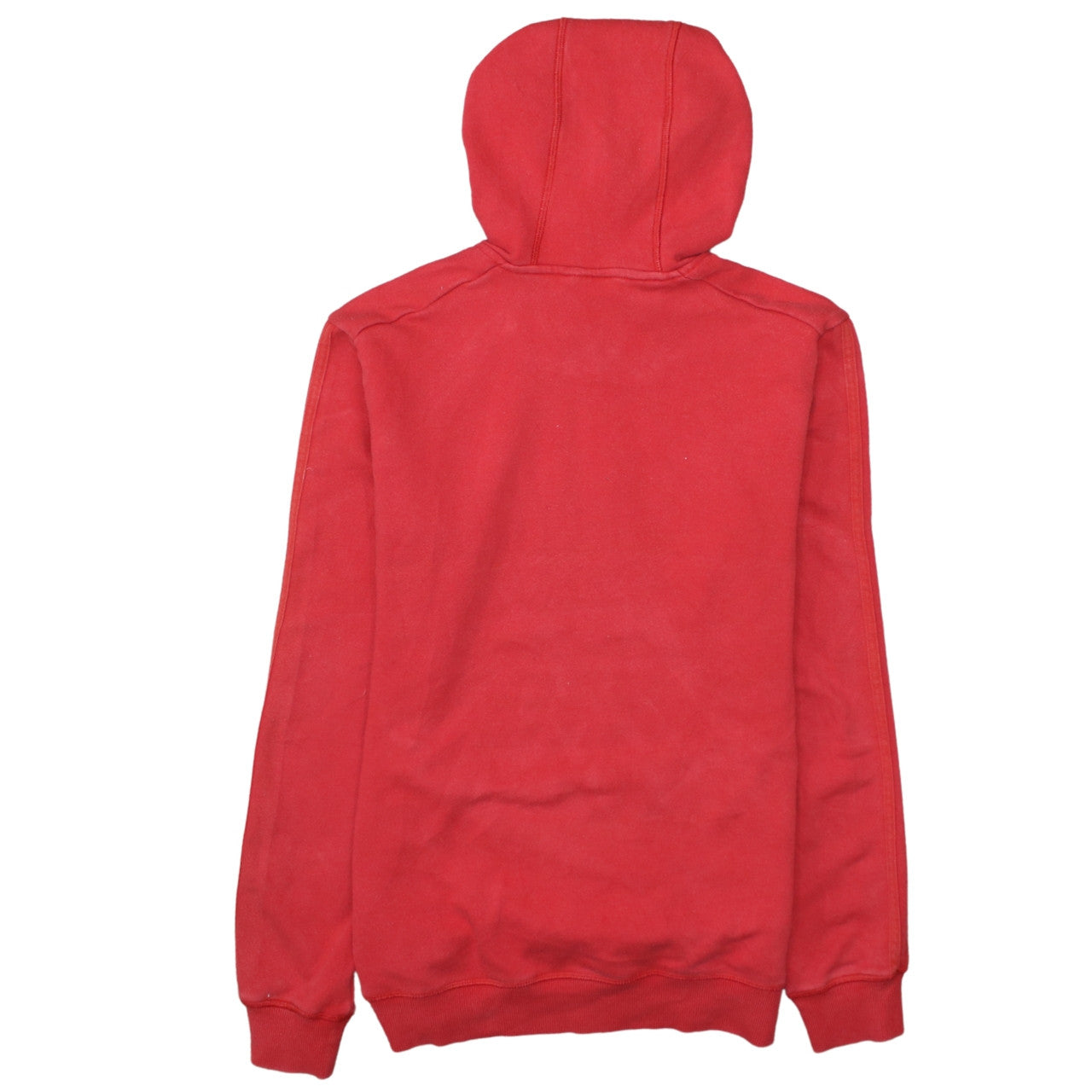 Adidas Men Red Aberdeen FC Hoodie Small Pullover Sports Style