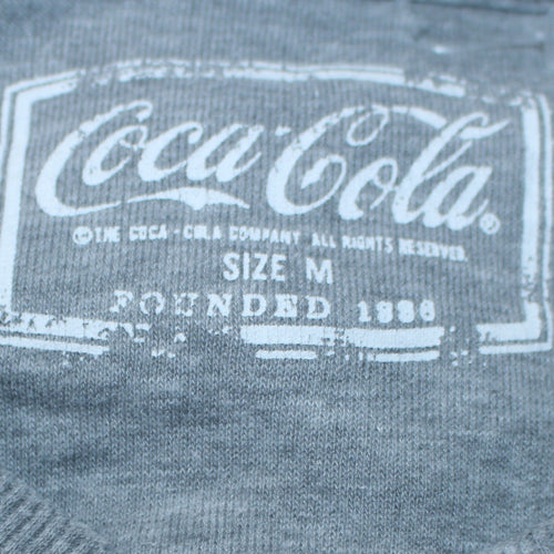 George Women Grey Coca-Cola Christmas Sequin Sweatshirt UK 12-14