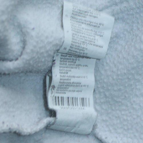 Lee Cooper Women's White Full Zip Hoodie Size 10 UK Cotton Blend Casual