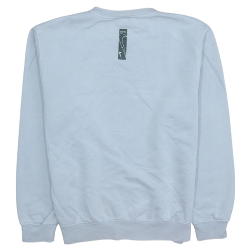 Nike Men's Grey Graphic Logo Pullover Sweatshirt M