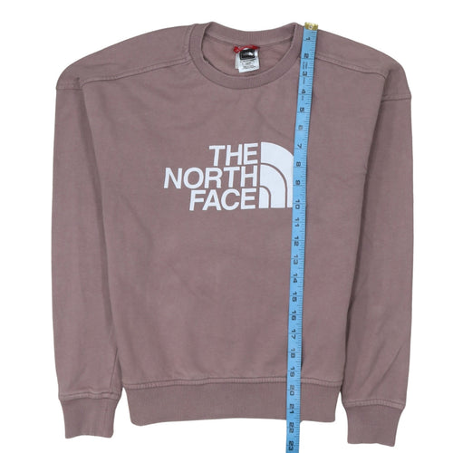 The North Face Womens Mauve Cotton Crew Neck Sweatshirt XS