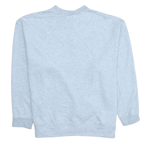 Adidas Women Grey Crew Neck Pullover Sweatshirt Size 10