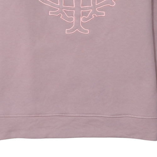 Tommy Hilfiger Womens Pink Pullover Hoodie S 100% Cotton Embroidered Logo