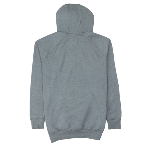 Gymshark Men's Grey Pullover Hoodie M Logo Fleece Sportswear