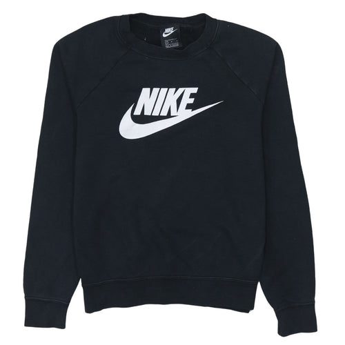 Nike Men's Black Small Crew Neck Pullover Sweatshirt