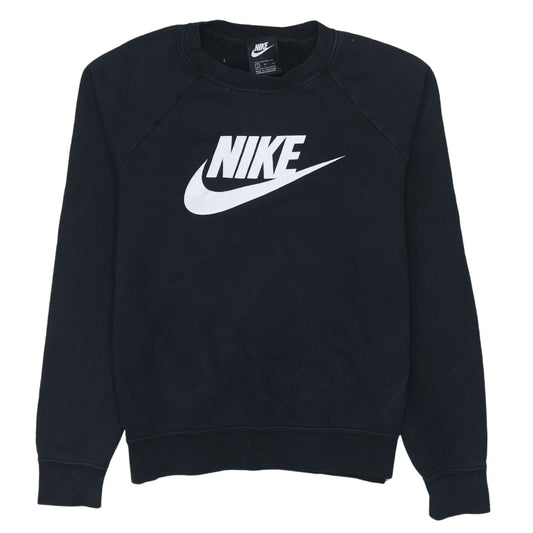 Nike Men's Black Small Crew Neck Pullover Sweatshirt